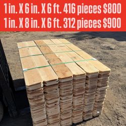 New Cedar Fencing Boards Nueva Madera Para Sercas  