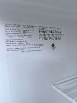 Nice clean refrigerator