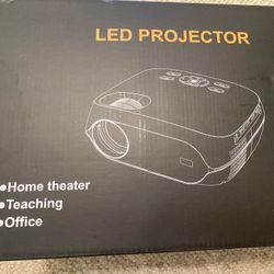 Wireless LED Projector With 100” Screen 