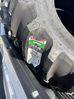 2 Tractor Tires 16.9-28  $1200 