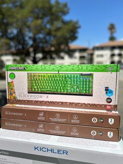 Razor BlackWidow V4 X Keyboard Minecraft, Razor BlackWidow, Razor Gaming Keyboard, Razor Keyboard, Minecraft, Mechanical Gaming Keyboard, Keyboard
