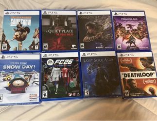 PS5 Game Bundle – Lot of 8 Fc 26