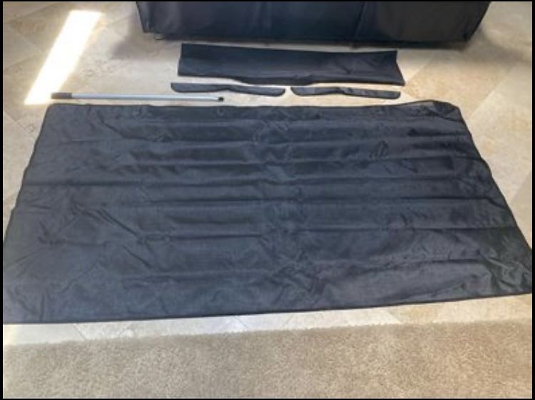 Magne Windshield Shade For 2007 Fleetwood Excursion. Class A RV Windshield Shade