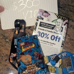 Warped Tour VIP Pass