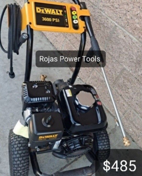 DEWALT GAS PRESSURE WASHER 3600PSI 