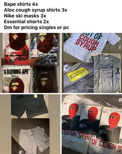 Streetwear Bundle  BAPE, Nike, Essentials & More
