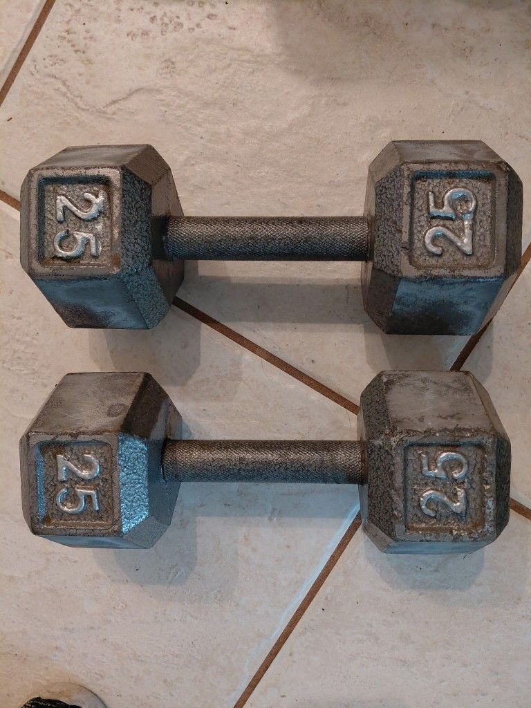 25#dumbbells  Set Of 2
