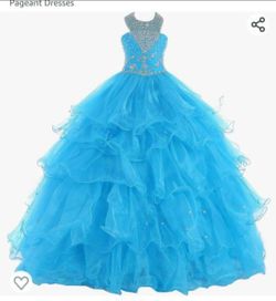Party Pageant elegant formal Dress Girl Jr's Size 13
