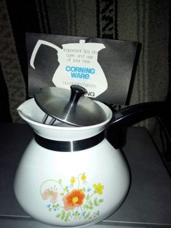 Vintage 60s CorningWare teapot