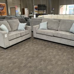 Grey Sofa Couch Set