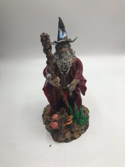 Handmade clay wizard