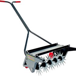 Brinly 18” push spike aerator - new