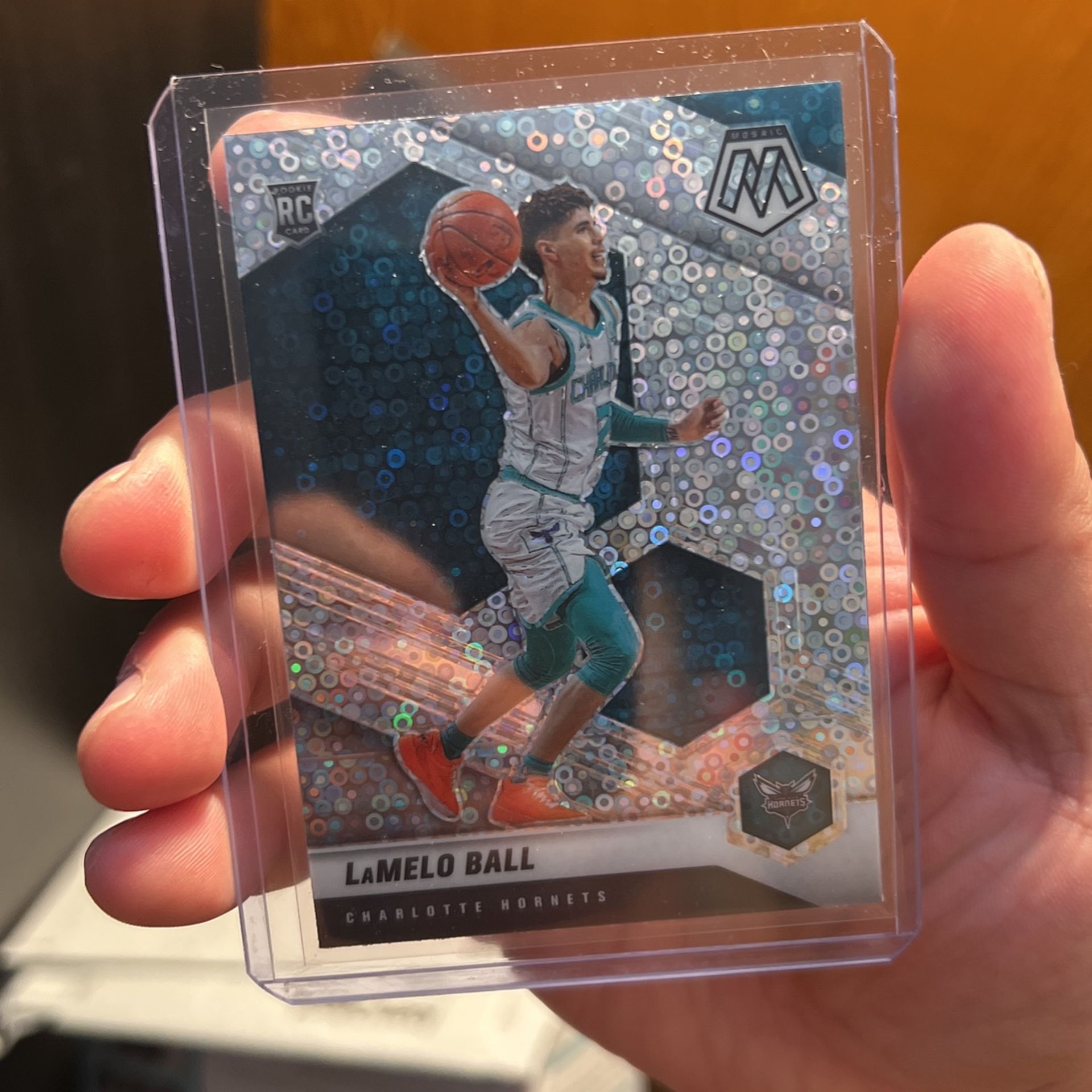 LaMelo Ball 2020-21 Mosaic Fast Break RC SILVER DISCO IMAGE 