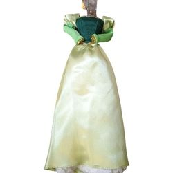 Disney Store Belle Doll Beauty and the Beast Green Only Dress Gown Outfit Fashion 9in