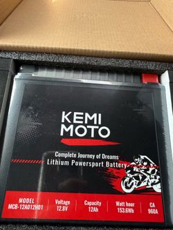 Kemi moto battery