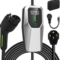Level 1&2 EV Charger 32Amp 110V-240V with 20FT Cable, Portable