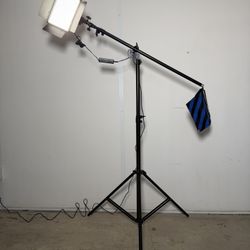 Video Light Kit , Boom Stand , LED Panel, Sand Bag , And Carry Bag