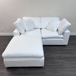 White Cloud Couch Sectional Sofa (NEW)