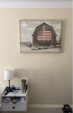 “Americana" Themed "Canvas" Wall Hanging