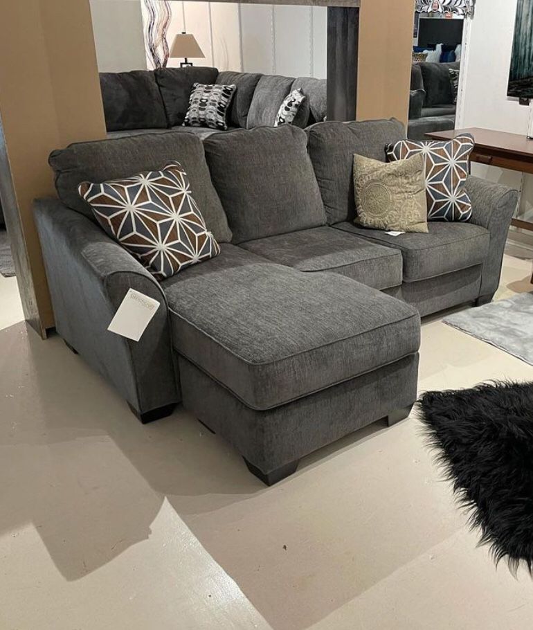 Brise Slate Sofa Chaise / couch