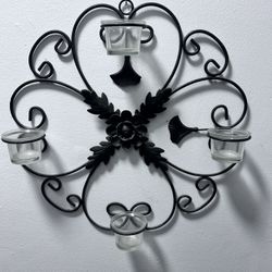 Metal Candle Holder Frame