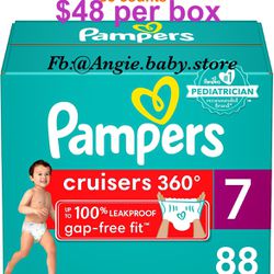 Pampers Cruiser 360 Fit Size 7 Jumbo Box 