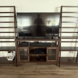 Entertainment Center And Shelves For Sale (furniture Only)