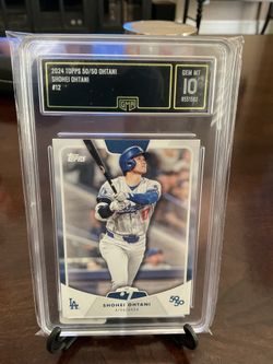2024 Topps 50/50 Ohtani #12 Shohei Ohtani Gem. Mint 10