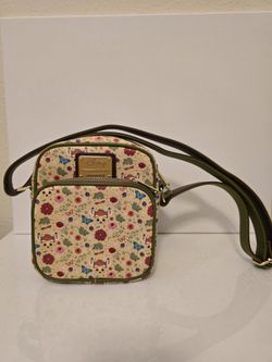 Loungefly Disney Bambi Floral Portrait Allover Print Crossbody Bag And Cardholder