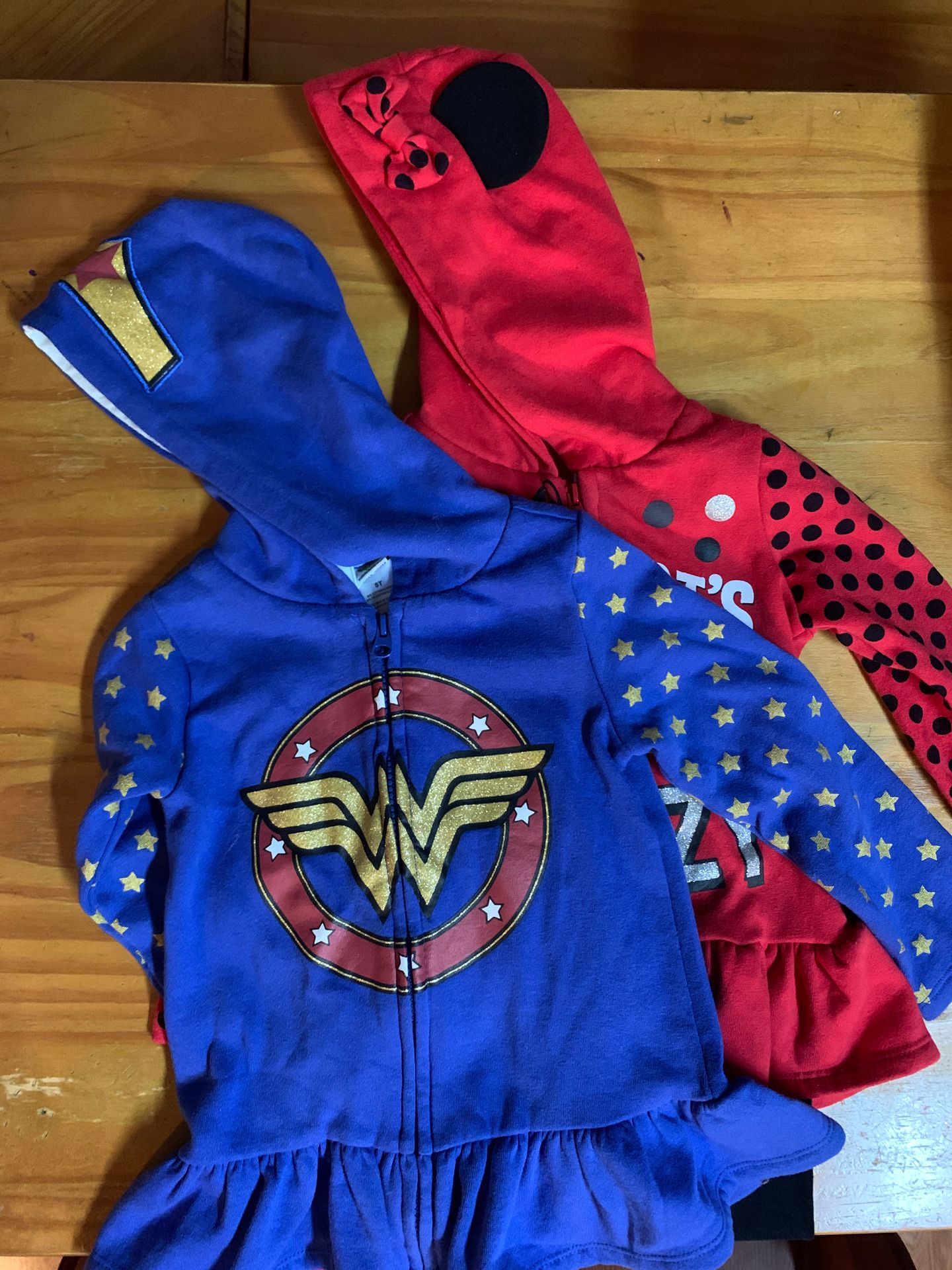 Cute Wonder Woman and Minnie Mouse girl outfits