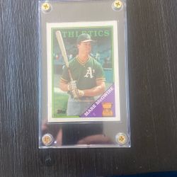 Mark McGwire baseball card