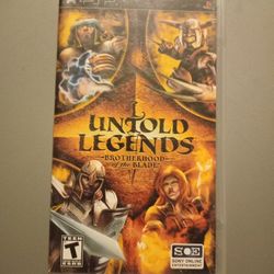 Untold Legends PSP
