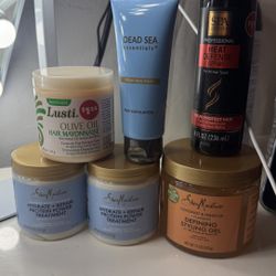hair and face products