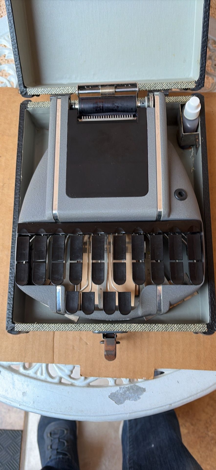 Stenotype 1940s Short Hand Machine Excellent