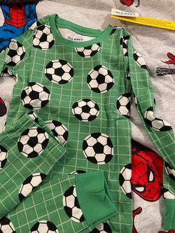 Old Navy Soccer Pajama Set Size 6T