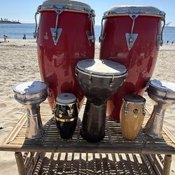 Congas, Djembes, Darbukas, mini congas, hand drums, drums