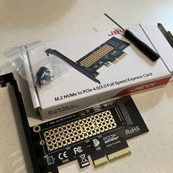 nvme m.2 to pcie adapter