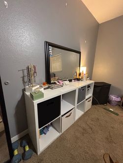 2 - 2x4 cubicle storage shelves