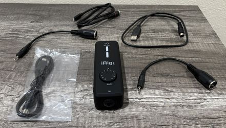 iRig Pro I/O Audio/MIDI Interface - Excellent Condition w/ All Cables