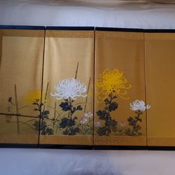 Table Top Silk Screen Hand Painted