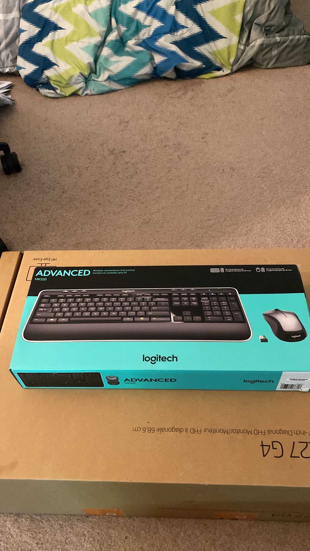 Brand new, never opened. Logitech Mk520 wireless keyboard and mouse