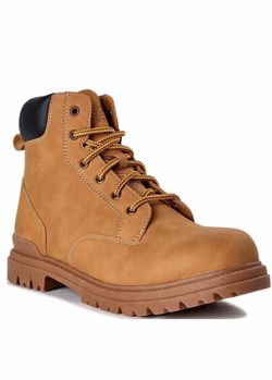 Ozark Trail Men's Troy Faux Suede Boots Mens Size 13 Light Brown NWB