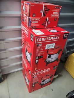 New 20V Craftsman Cordless Drill And Vacuum