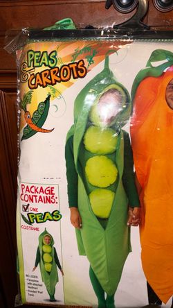 PEAS. Women Halloween costume.  L/ XL.   New