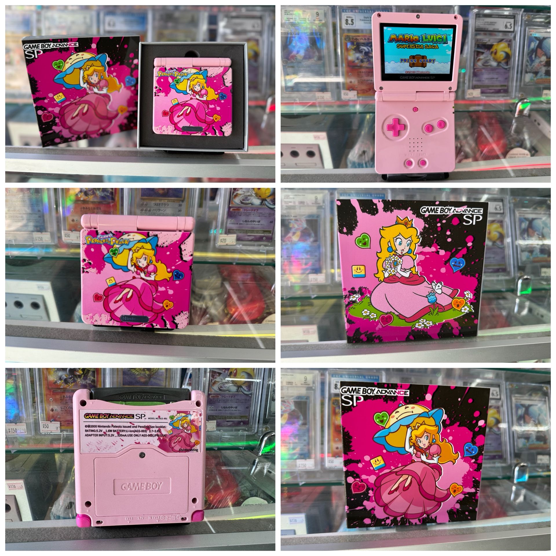Gameboy Advance SP w/FREE Game Of Your Choice