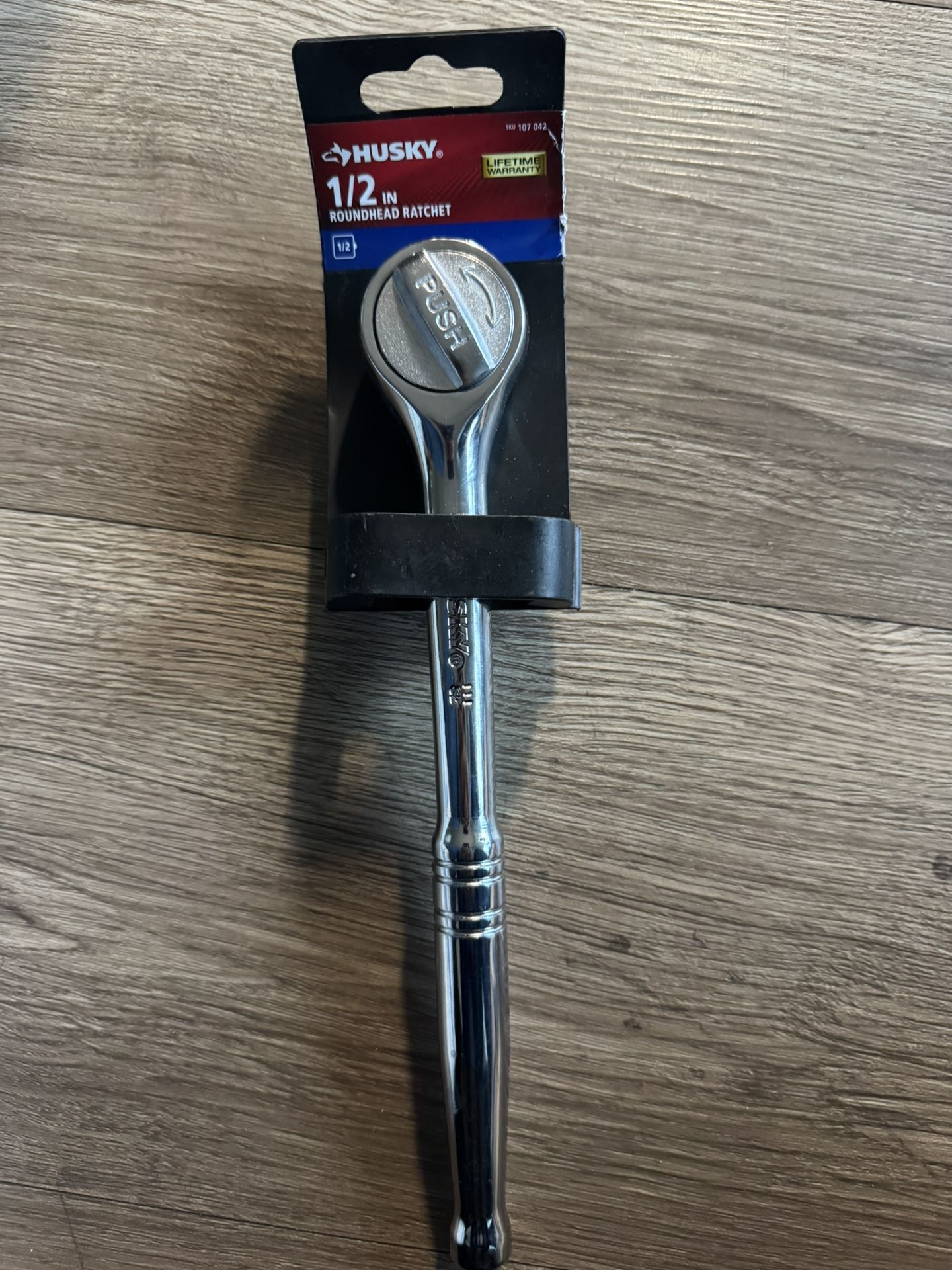 Husky 1/2-inch round-head ratchet