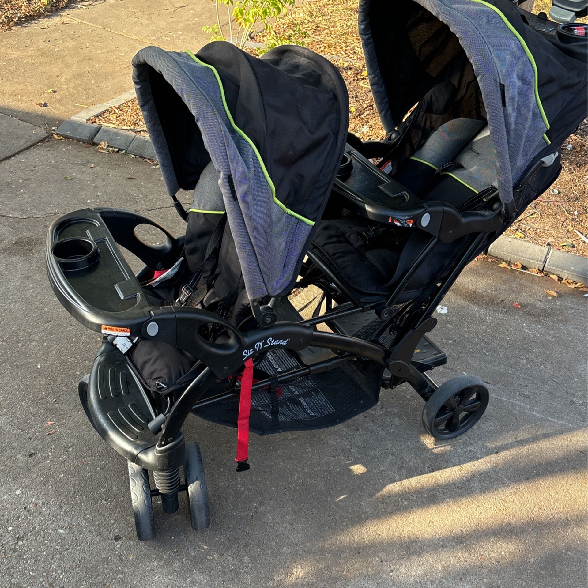 Selling Sit N’ Stand Babytrend Double Stroller
