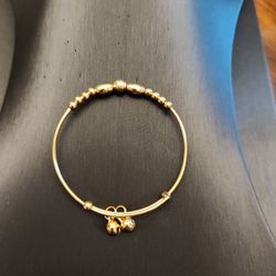 Bracelet De Niña Chapa En Oro