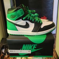 Jordan 1 Lucky Green 100% AUTHENTIC Great Cond. Sz. 11 $170