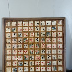 Handmade Wood  Board  Game Sequence 1970’s